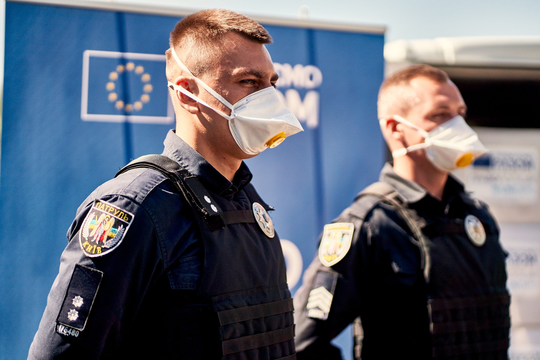 EU and UNOPS hand over personal protective equipment to National Police