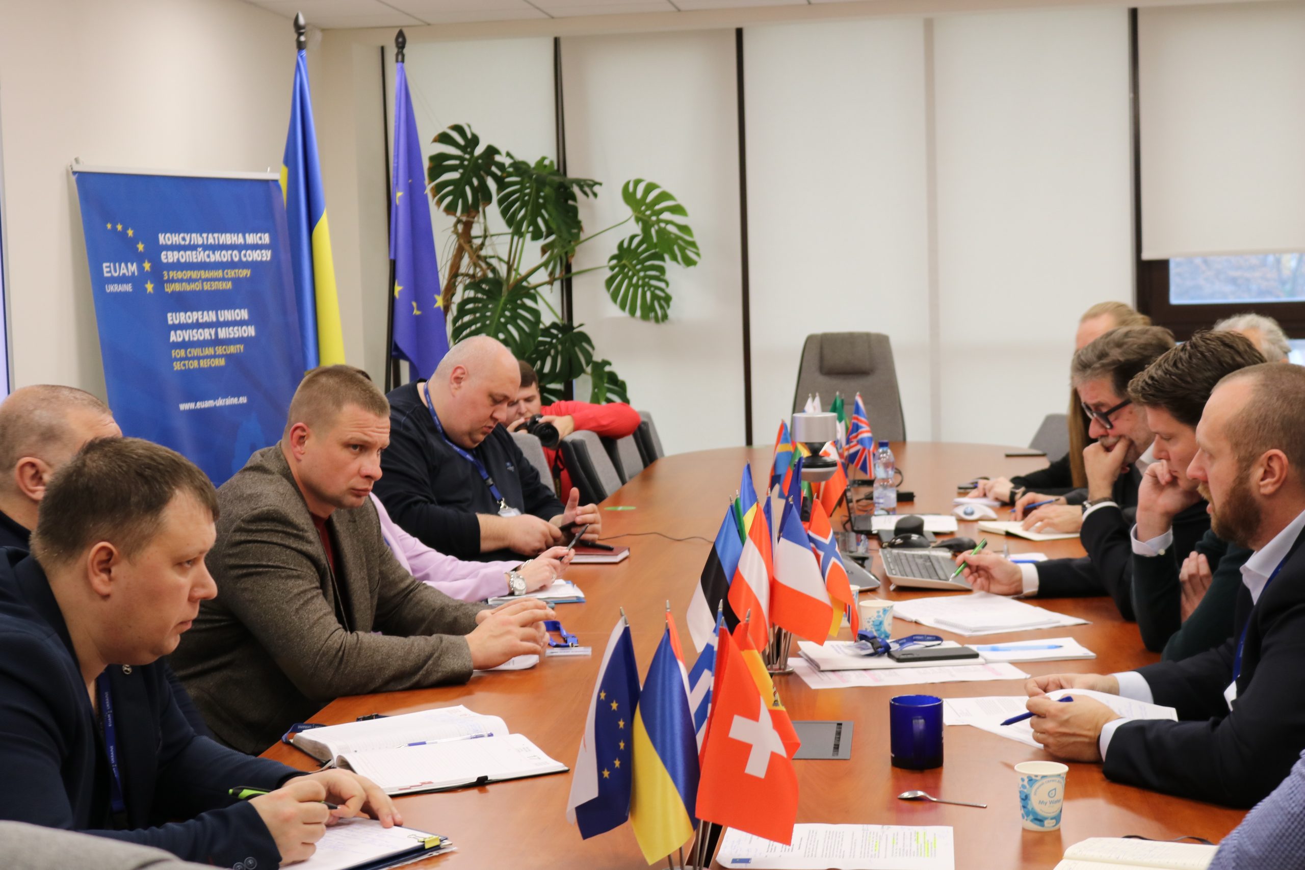 EUAM International Crime Unit’s team met law enforcement agencies of